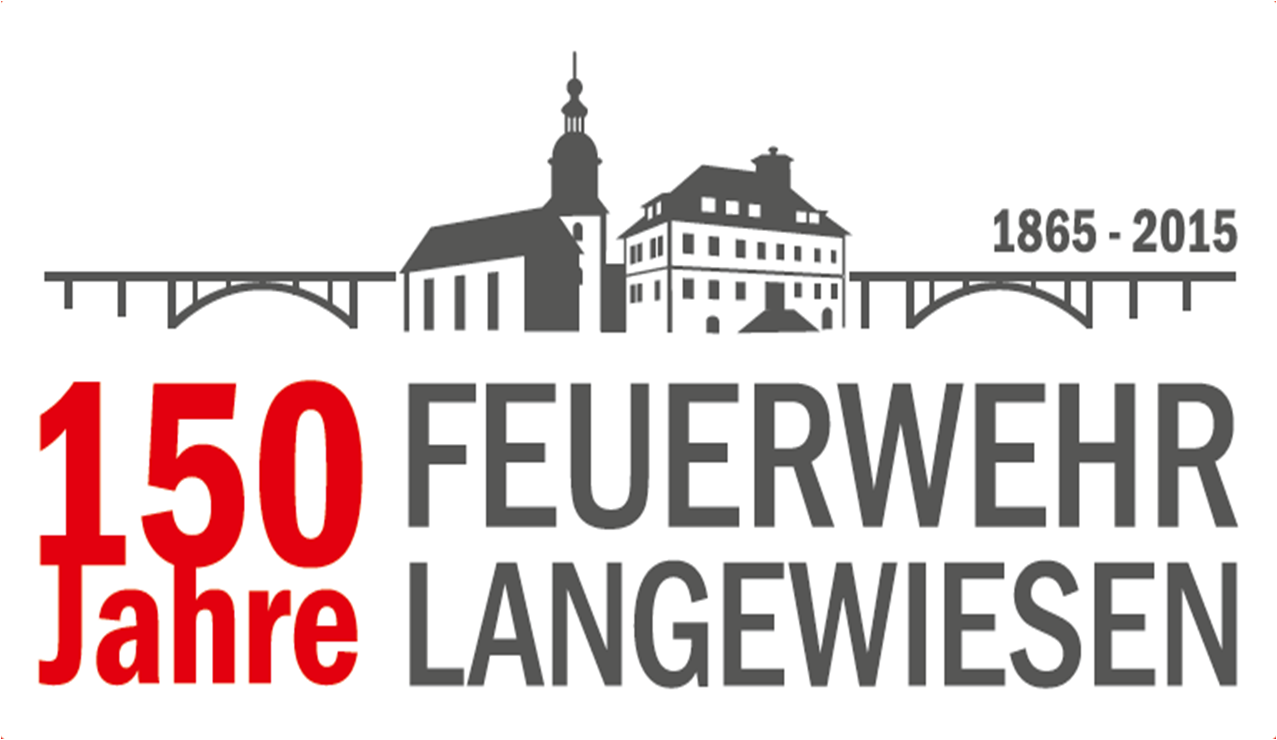 Logo 150 Jahre Feuerwehr Langewiesen