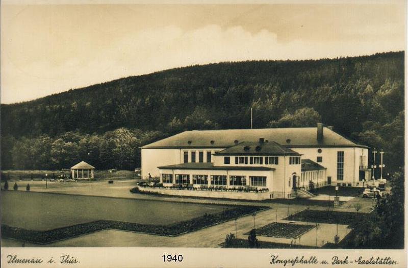 Stadtpark und Festhalle 1940
