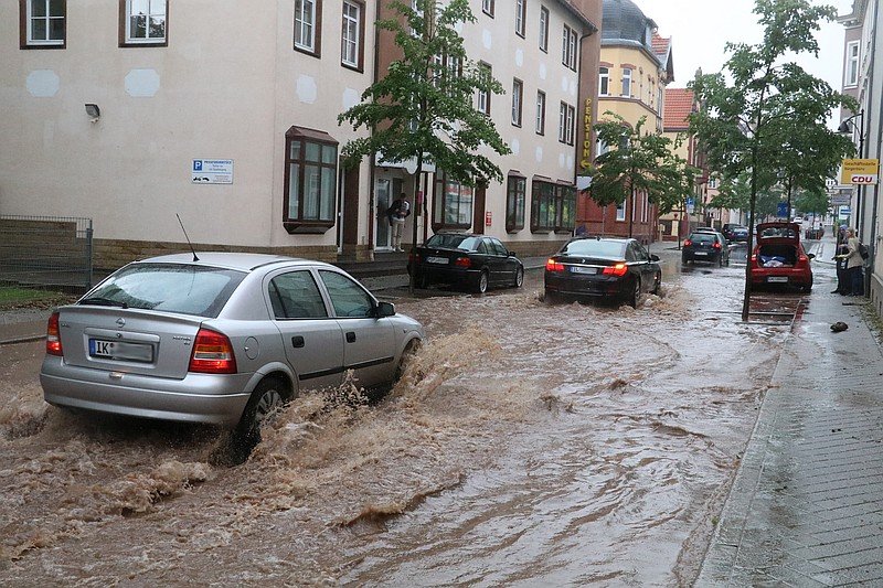 Unwetter 2016 in Ilmenau