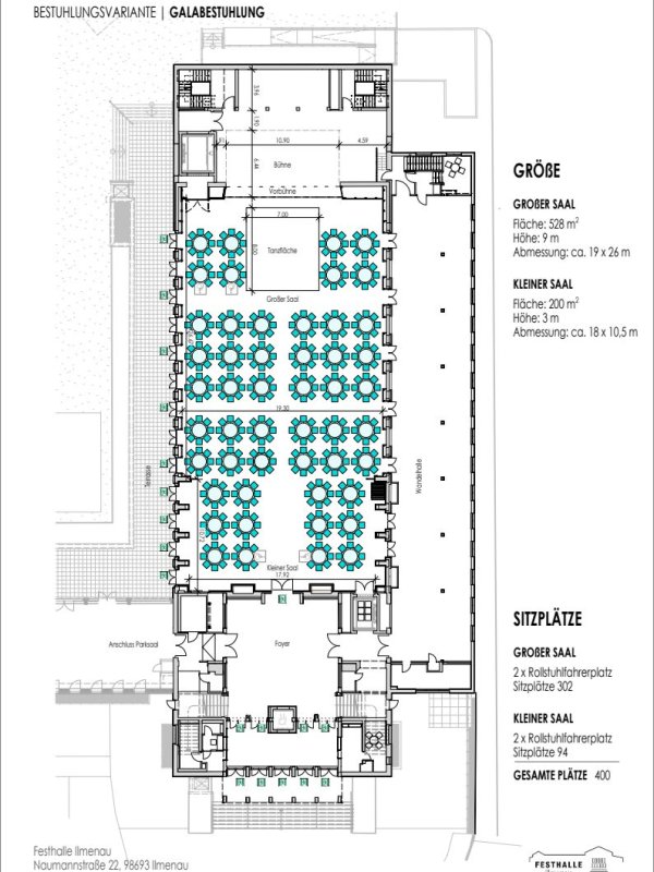 Festhalle Bestuhlungsplan Gala