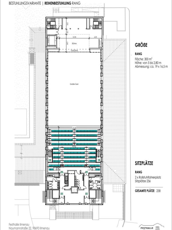 Festhalle Bestuhlungsplan Rang 