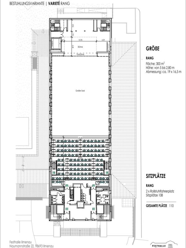 Festhalle Bestuhlungsplan Rang