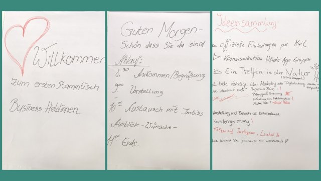 BusinessHeldinnen - Austausch 1. Stammtisch