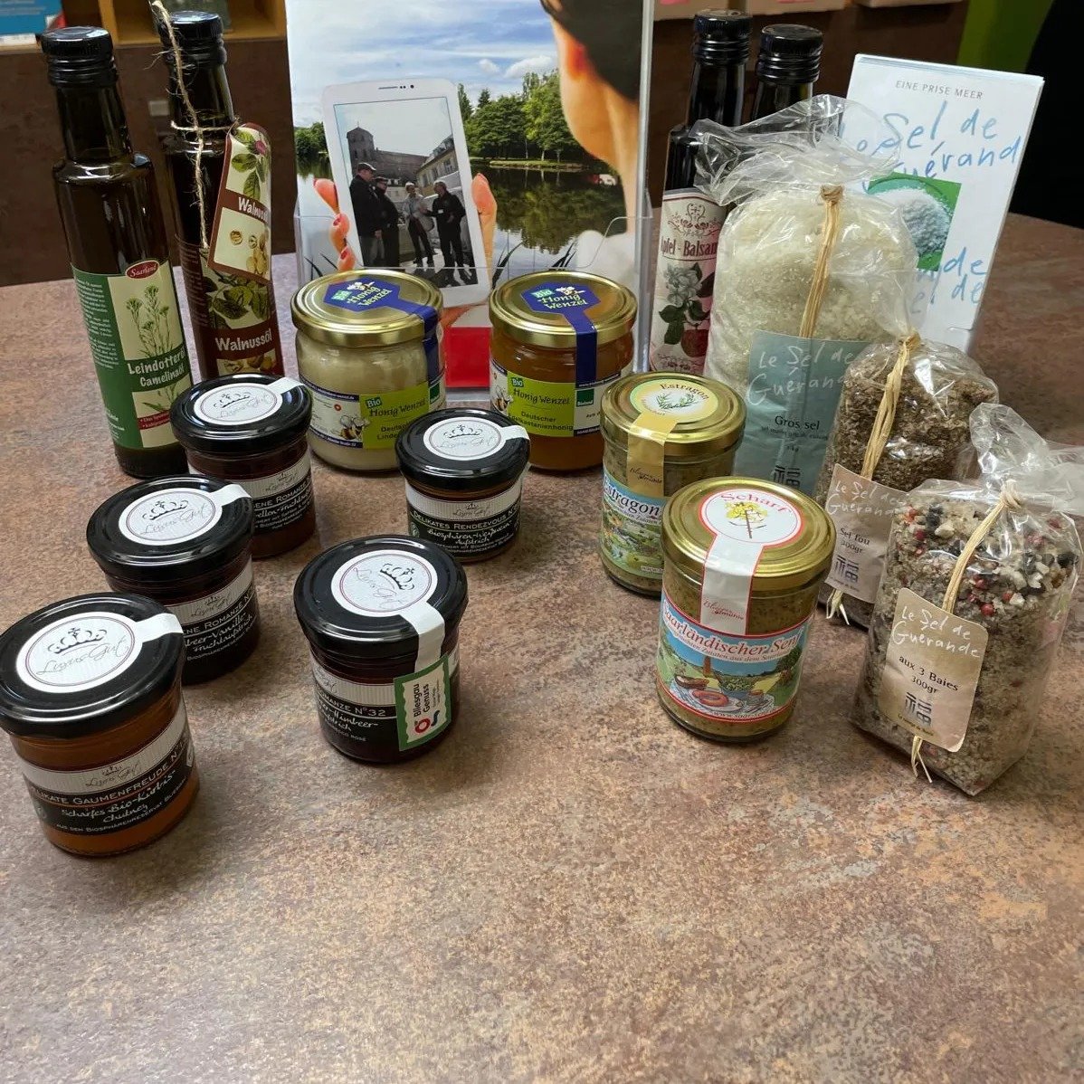 Bio-Produkte aus der Partnerstadt Homburg