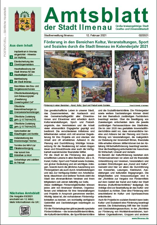 Amtsblatt 02/2021 (Titel)