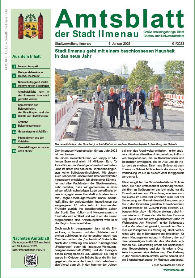 Amtsblatt 01/2023 (Titel)