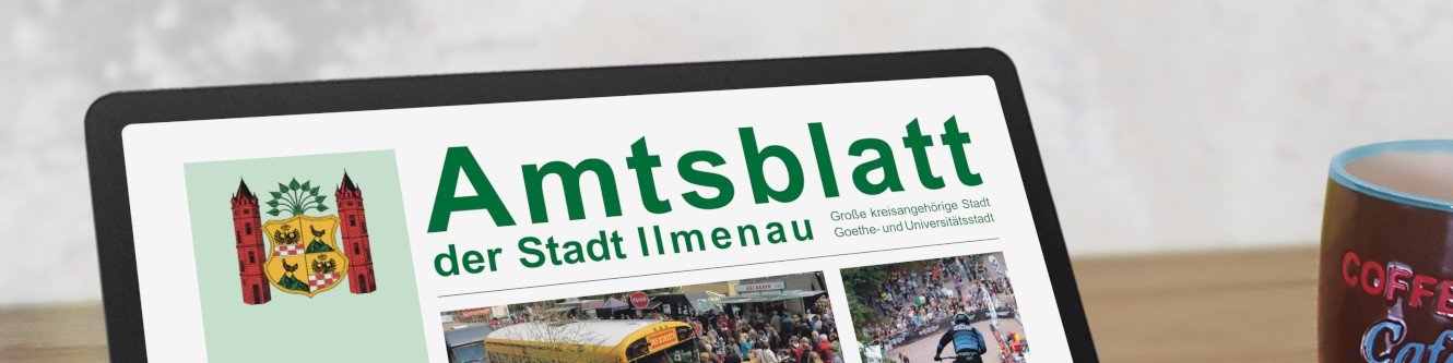 Amtsblatt (Tabletansicht; Foto: Robert Schmidt)