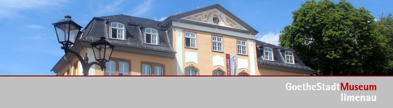 Newsletter - Amtshaus-Giebel mit Schrift GoetheStadtMuseum