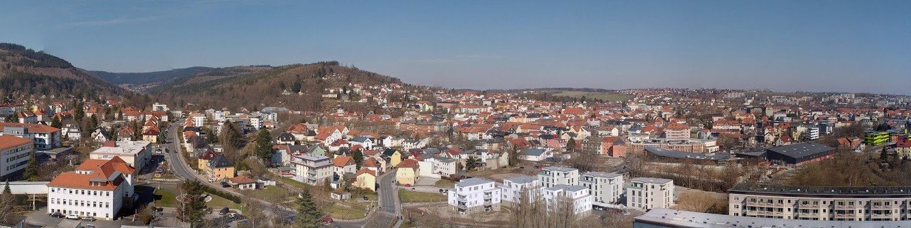 Blick vom Hochhausdach Richtung Nord-West