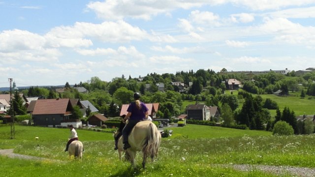Frauenwald am Rennsteig / Reitausflug