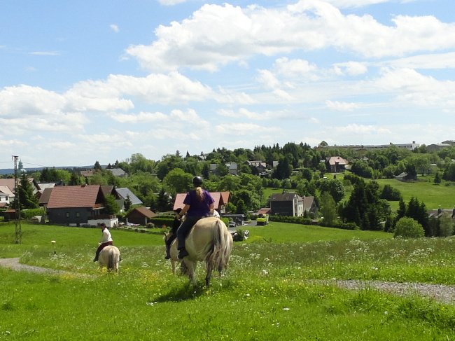 Frauenwald am Rennsteig / Reitausflug