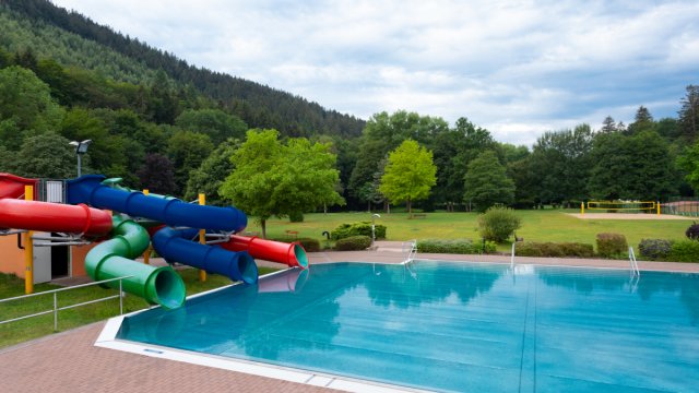 Freibad Rutsche