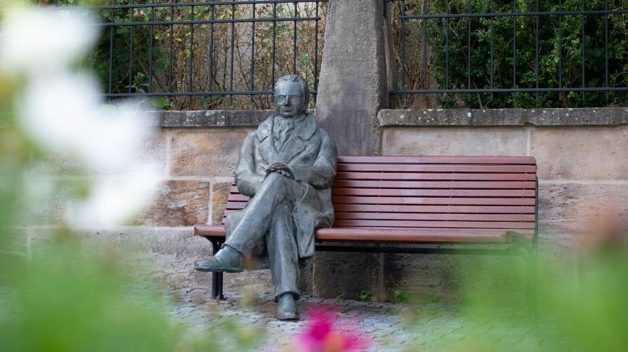 Goethe vor dem Amtshaus