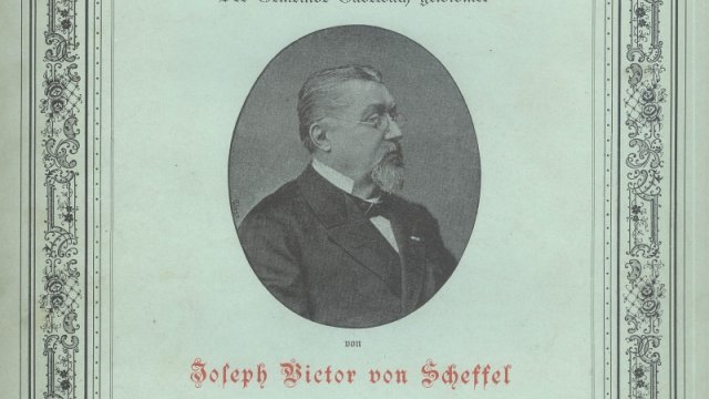 Gabelbachlied von Joseph Victor von Scheffel, Deckblatt