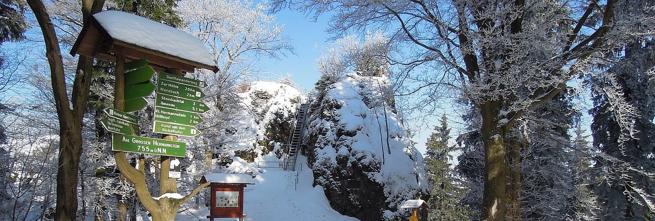 Hermannstein im Winter