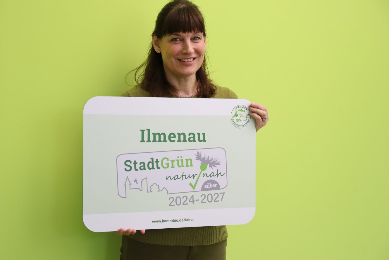 Stadt Ilmenau verteidigt Silbermedaille im Zertifikat 