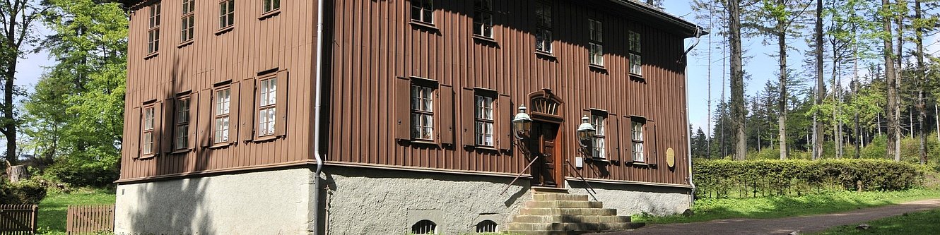 Jagdhaus Gabelbach im Sommer