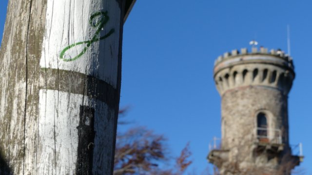 Kickelhahnturm mit Goethewanderweg