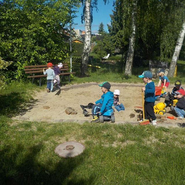 Kindergarten Hüttengrund - Der große Sandkasten