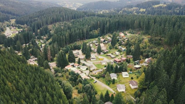 Manebach Meyersgrund Luftaufnahme