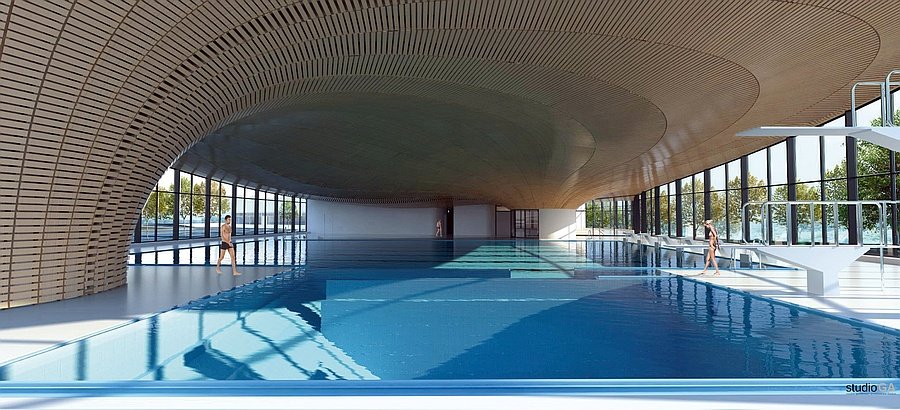 Neubau Schwimmhalle Ilmenau