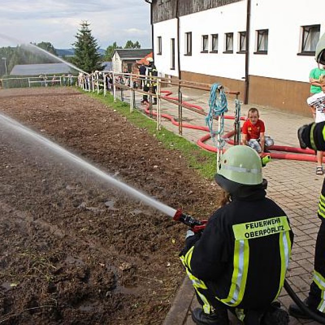 Feuerwehr-Großübung 2012 in Oberpörlitz