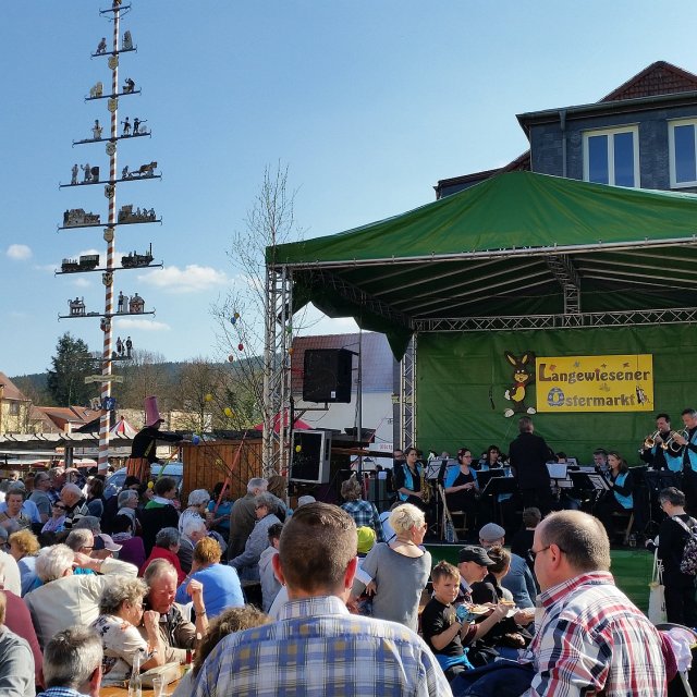 Ostermarkt Langewiesen - Bühne