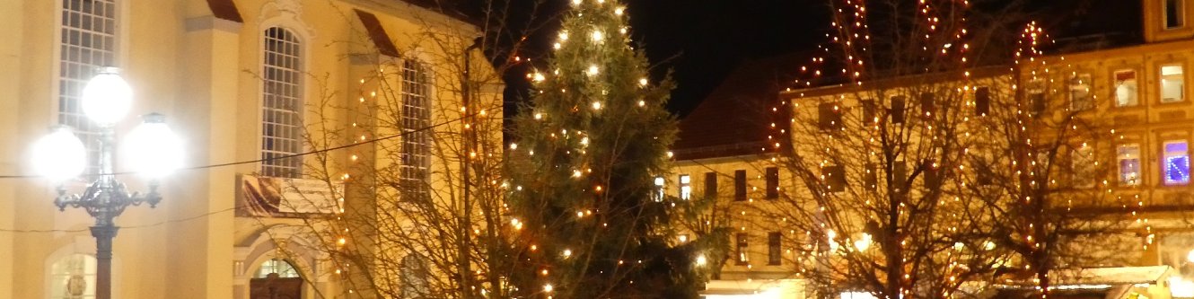 Weihnachtsmarkt Draufsicht