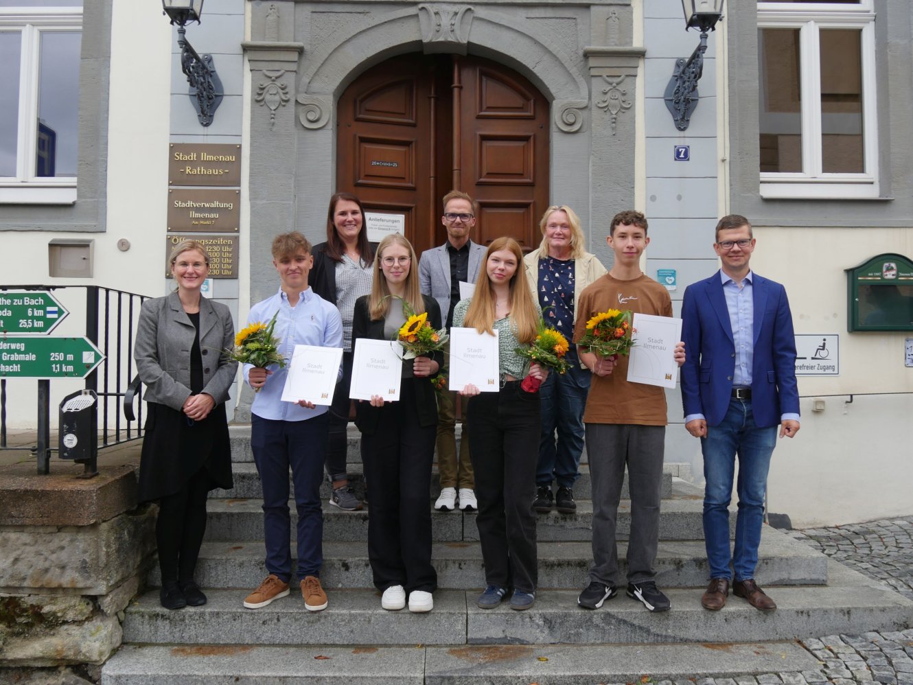 Stadt Ilmenau begrüßt die neuen Auszubildenden 2025