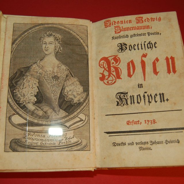 Sidonia Hedwig Zäunemmann: Poetische Rosen in Knospen, 1738