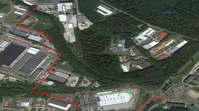 Rohrtrasse/ Heizwerk - Vogelherd - Baumarkt - Bücheloher Straße - Porzellanwerk