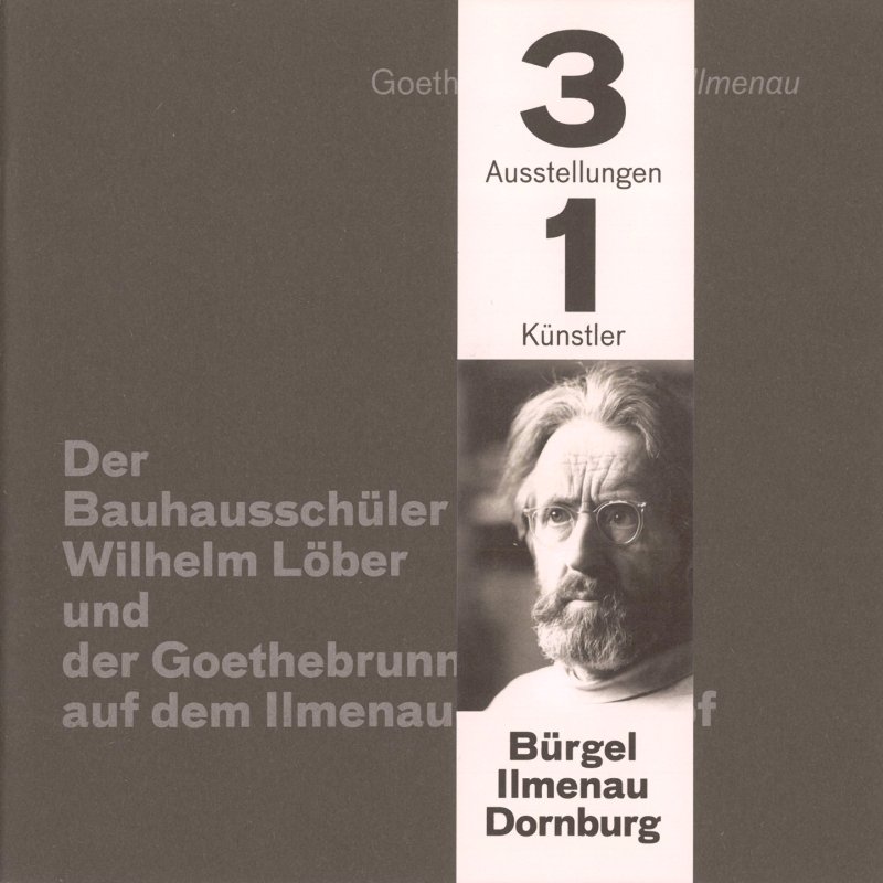 Ausstellungskataloge Wilhelm Löber mit Banderole