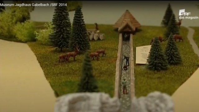 SRF-Beitrag - Modell der Jagdanlage