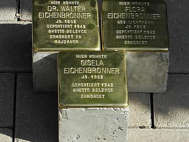 Verlegung der Stolpersteine im Jahr 2007