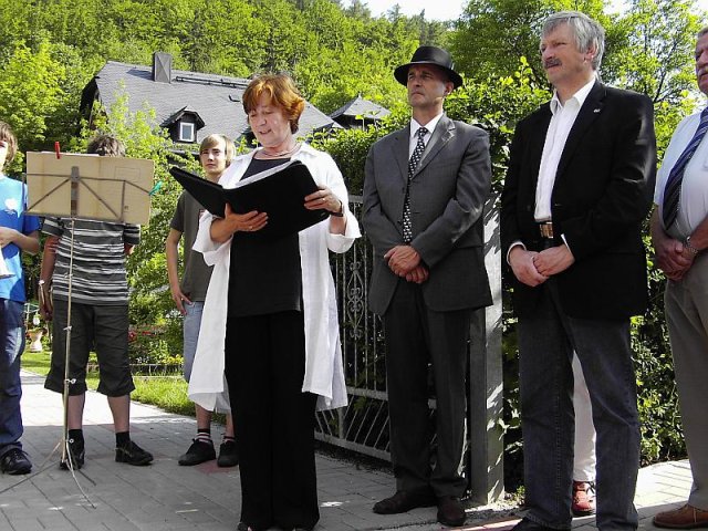 Verlegung der Stolpersteine im Jahr 2007