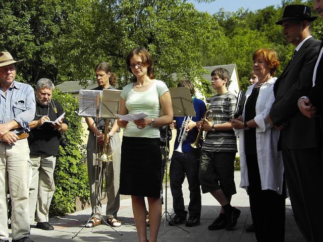 Verlegung der Stolpersteine im Jahr 2007 - Susanne Spira