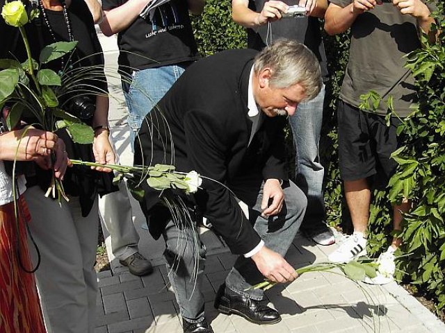 Verlegung der Stolpersteine im Jahr 2007