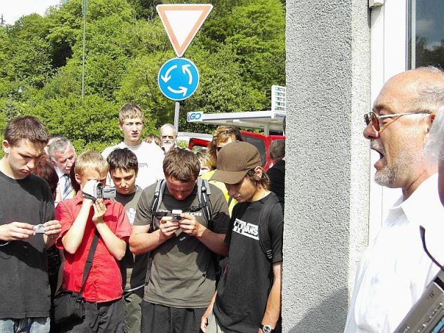 Verlegung der Stolpersteine im Jahr 2007