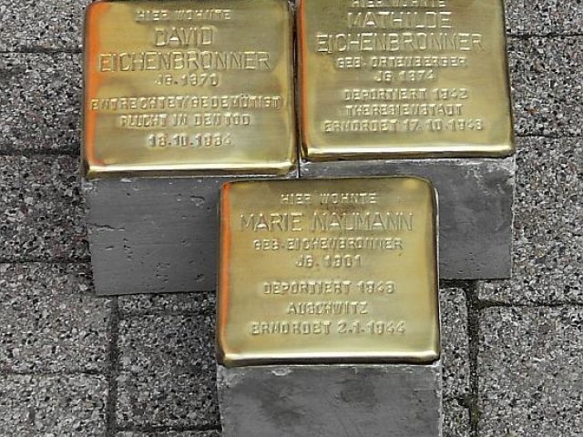 Verlegung der Stolpersteine im Jahr 2007