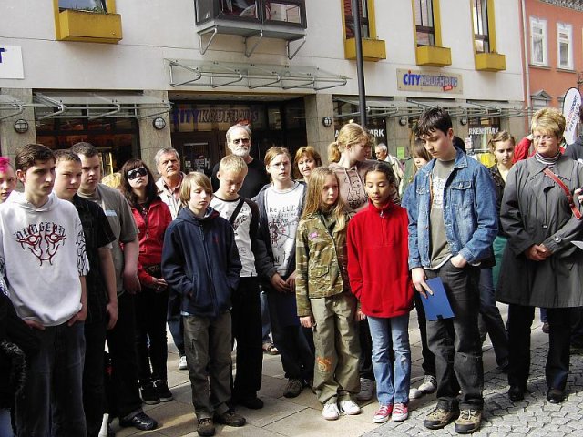 Verlegung der Stolpersteine im Jahr 2008