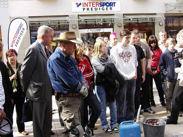 Verlegung der Stolpersteine im Jahr 2008