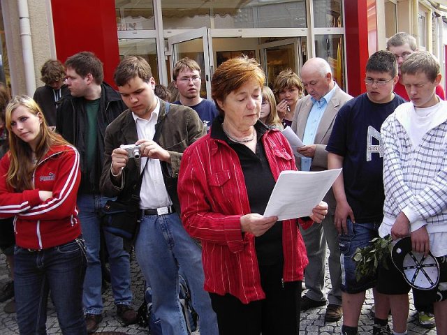 Verlegung der Stolpersteine im Jahr 2008