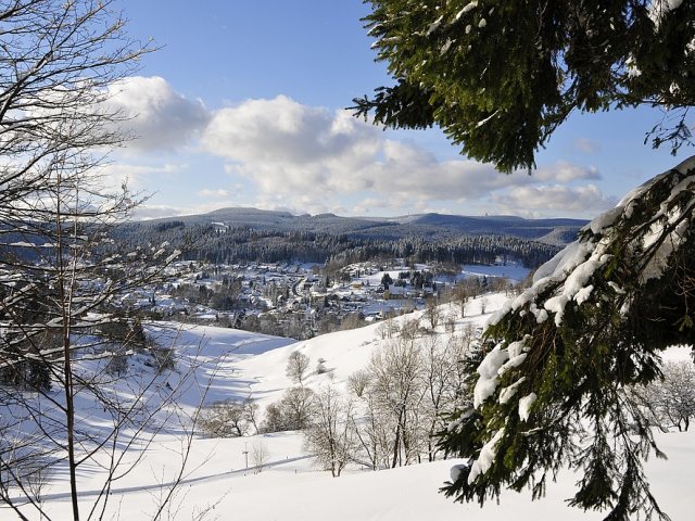 Blick vom Panoramaweg im Winter