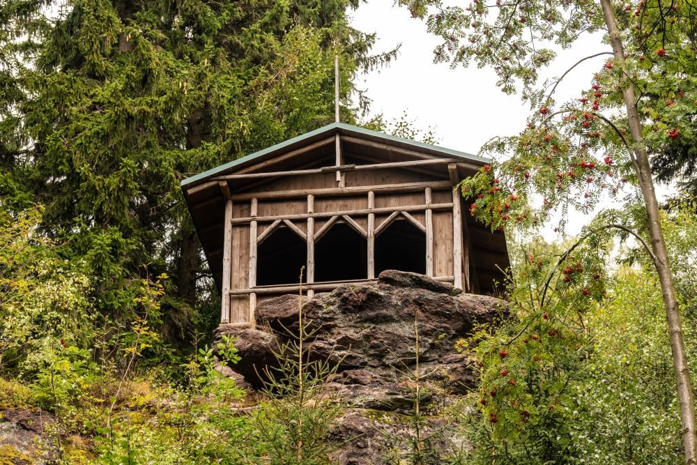 Schwalbenstein am Goethewanderweg