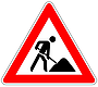 Schild Baustelle (VKZ 123)