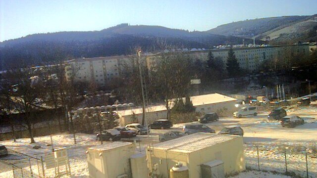 Webcam der Wetterstation der TU Ilmenau im Januar