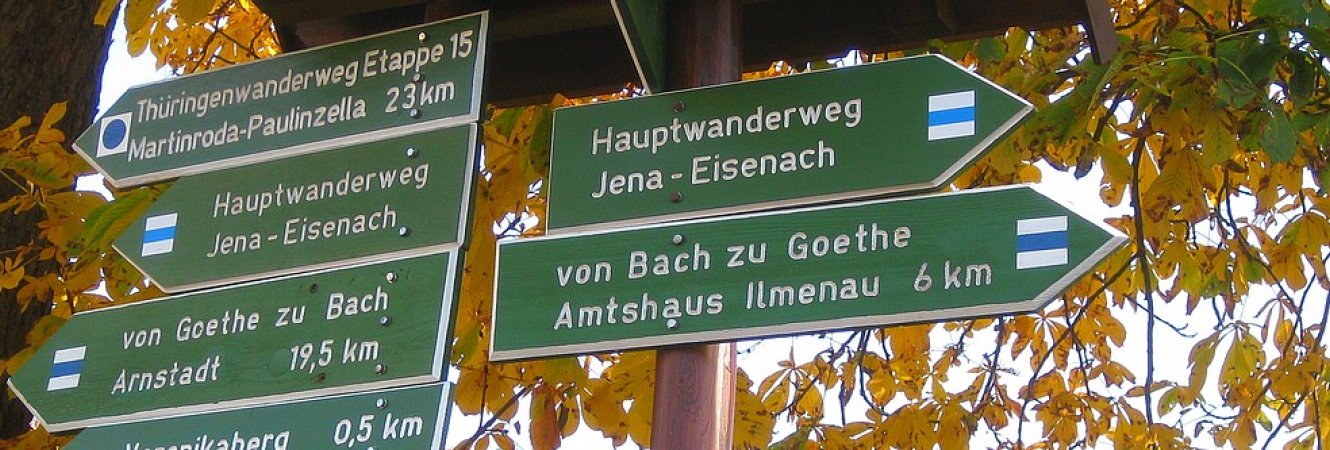 Wegweiser von Bach zu Goethe