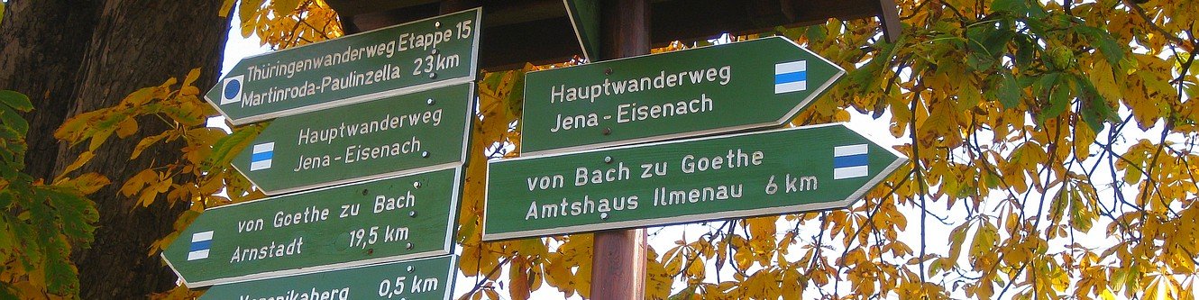 Wegweiser von Bach zu Goethe