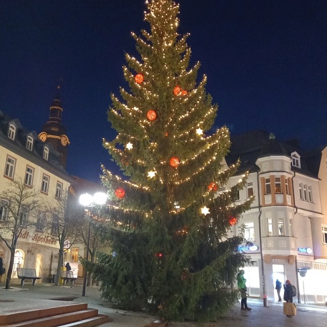 Weihnachtsillumination Apothekerbrunnen