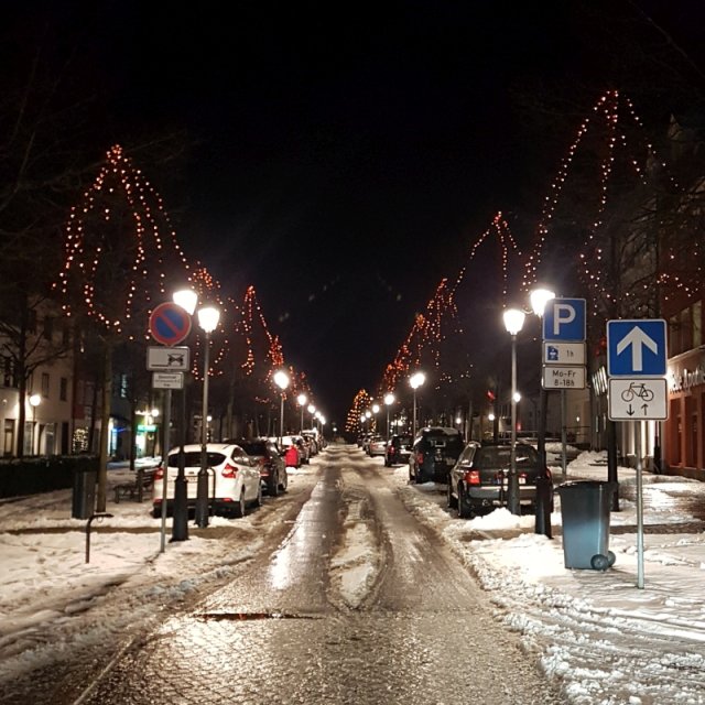 Weihnachtsillumination Lindenstraße